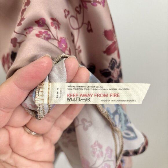 Intimately Free People Your Better Side Midi Slip Dress Pink Floral Size Large - Picture 7 of 10